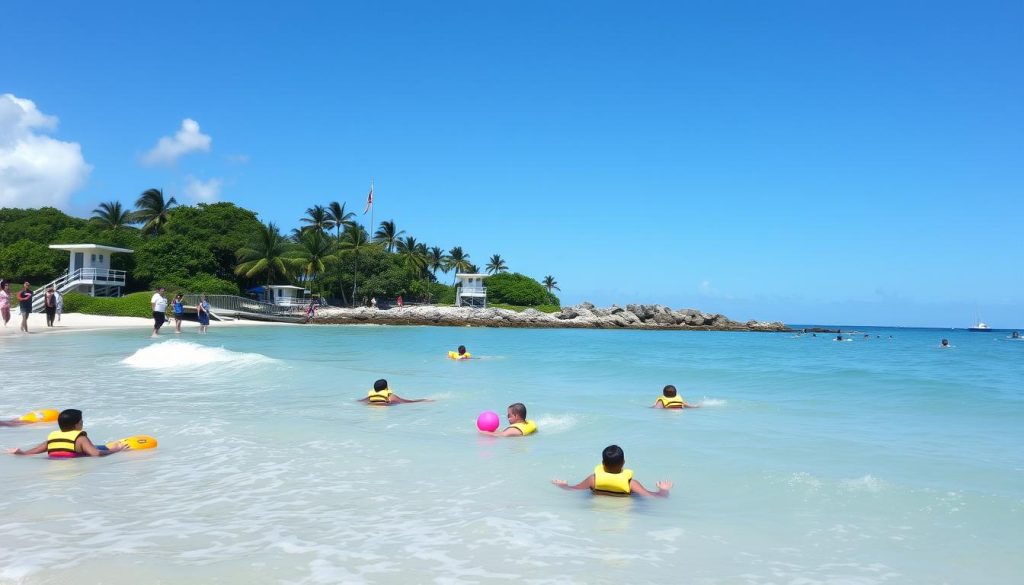 Swimming safety at Pigeon Island Swimming safety at Pigeon Island