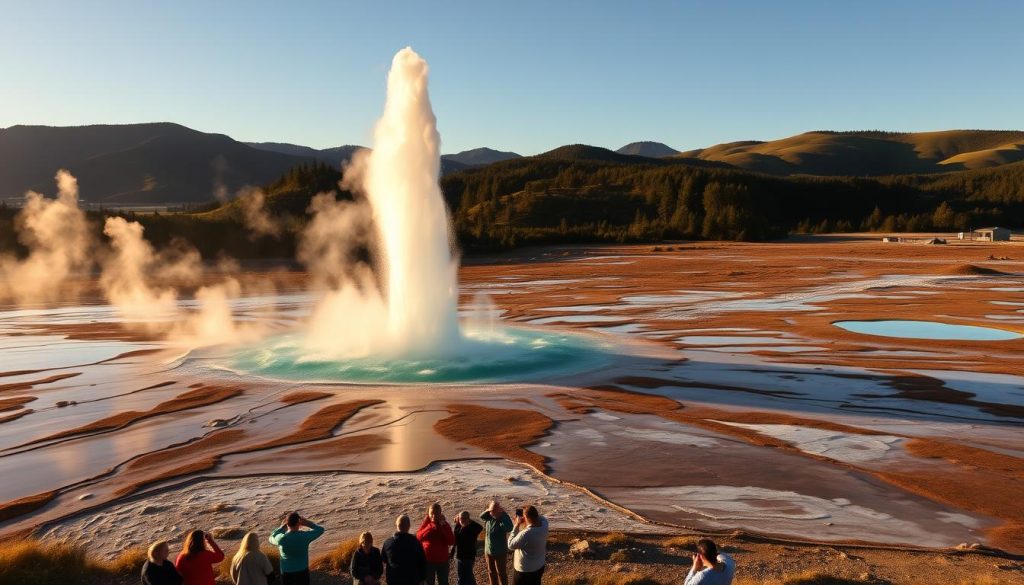 Wai-o-Tapu attractions featuring Lady Knox Geyser Wai-o-Tapu attractions featuring Lady Knox Geyser