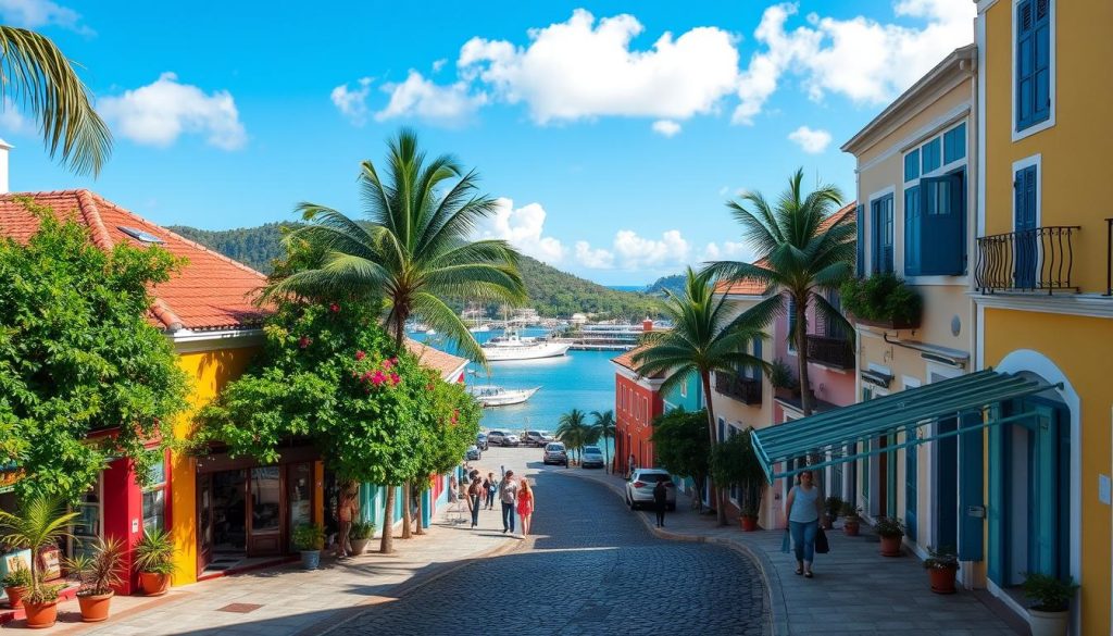 Walking in Gustavia Walking in Gustavia
