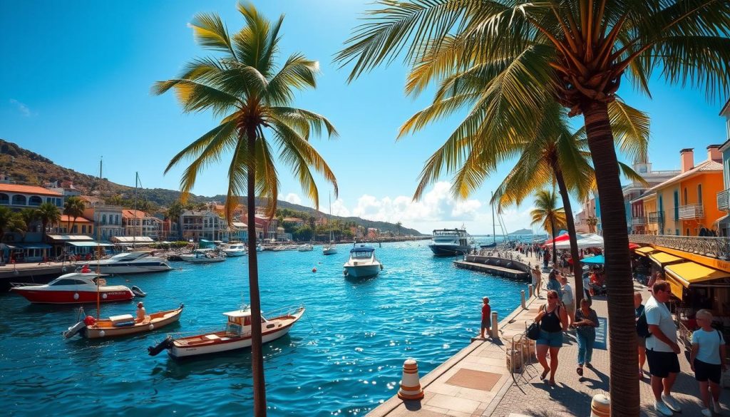 Walking in Gustavia Walking in Gustavia