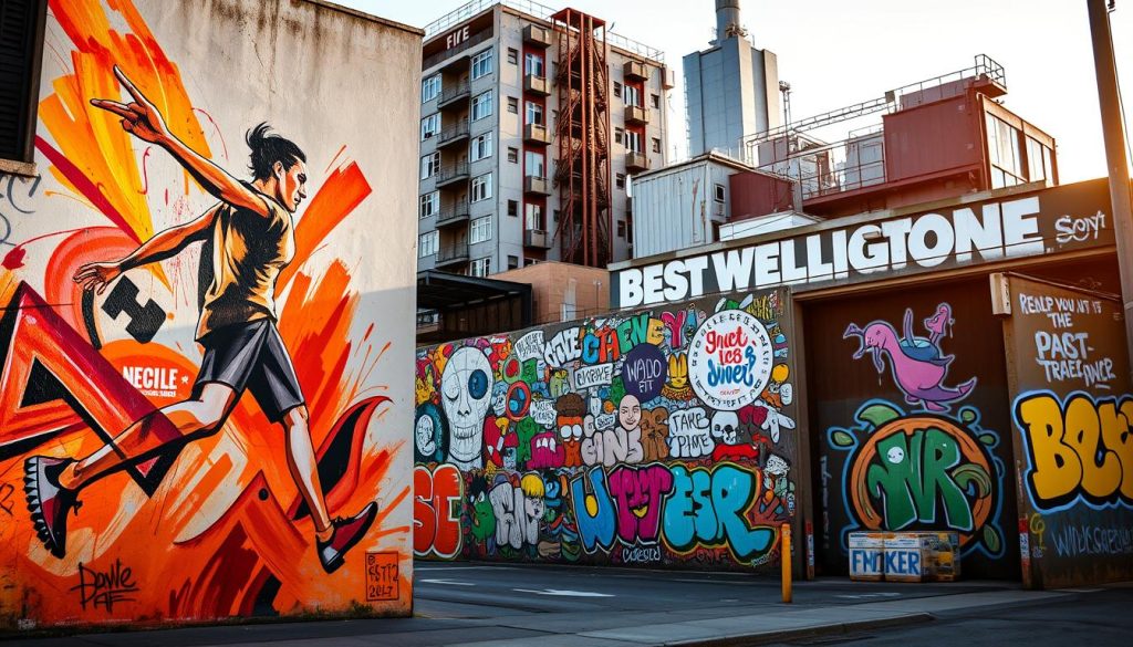 Wellington street art Wellington street art