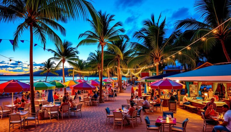What are the best restaurants and nightlife options in Orient Bay?