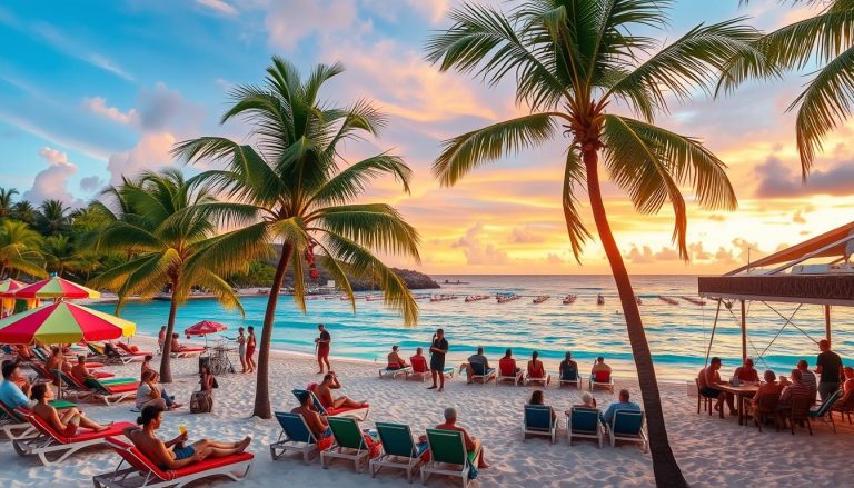 What are the different beach clubs available at Orient Bay?