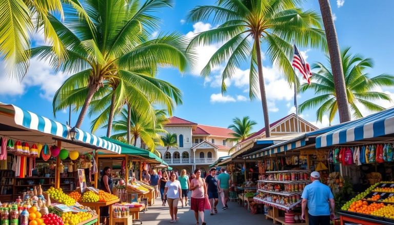What are the shopping options in Rodney Bay?