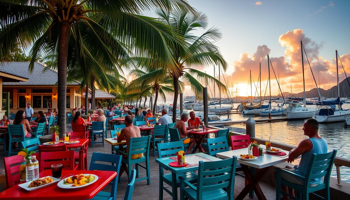 What are the top restaurants in Rodney Bay?