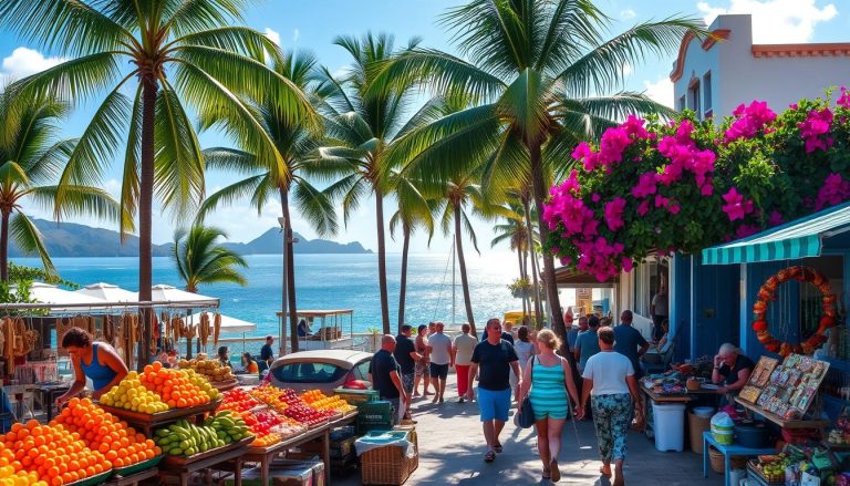 What shopping options are available in Marigot?