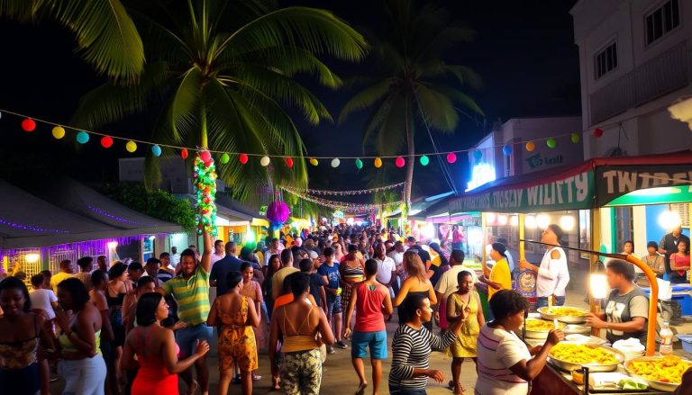 When is Gros Islet street party held?