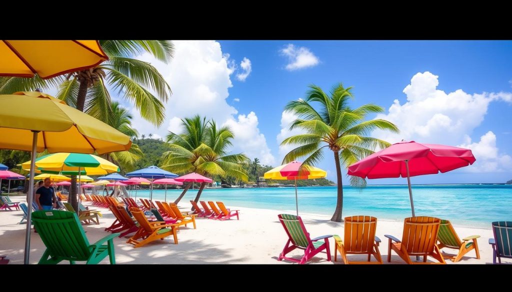 beach chair and umbrella rentals Orient Bay beach chair and umbrella rentals Orient Bay