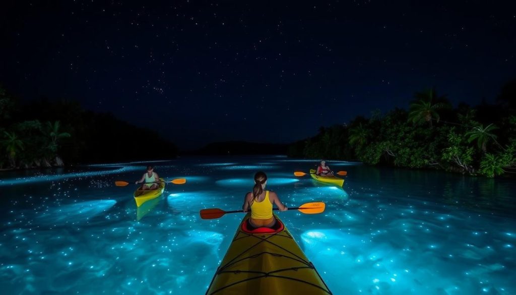 bioluminescent kayaking bioluminescent kayaking