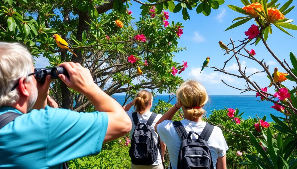 bird watching on Pigeon Island bird watching on Pigeon Island
