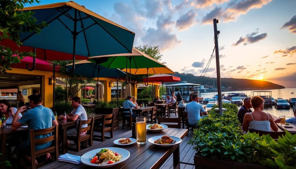 casual dining in Orient Bay casual dining in Orient Bay
