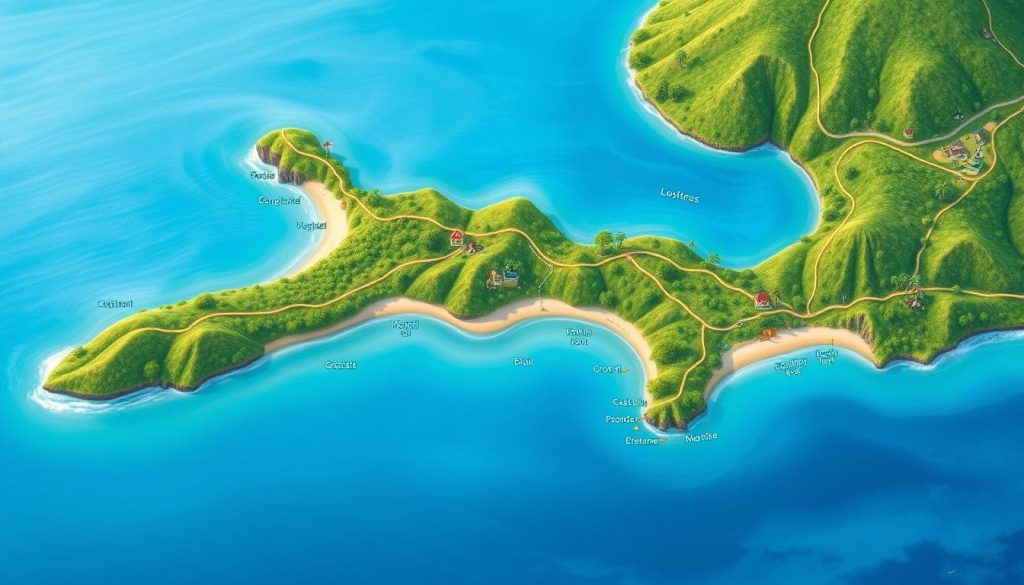 coastal route map coastal route map