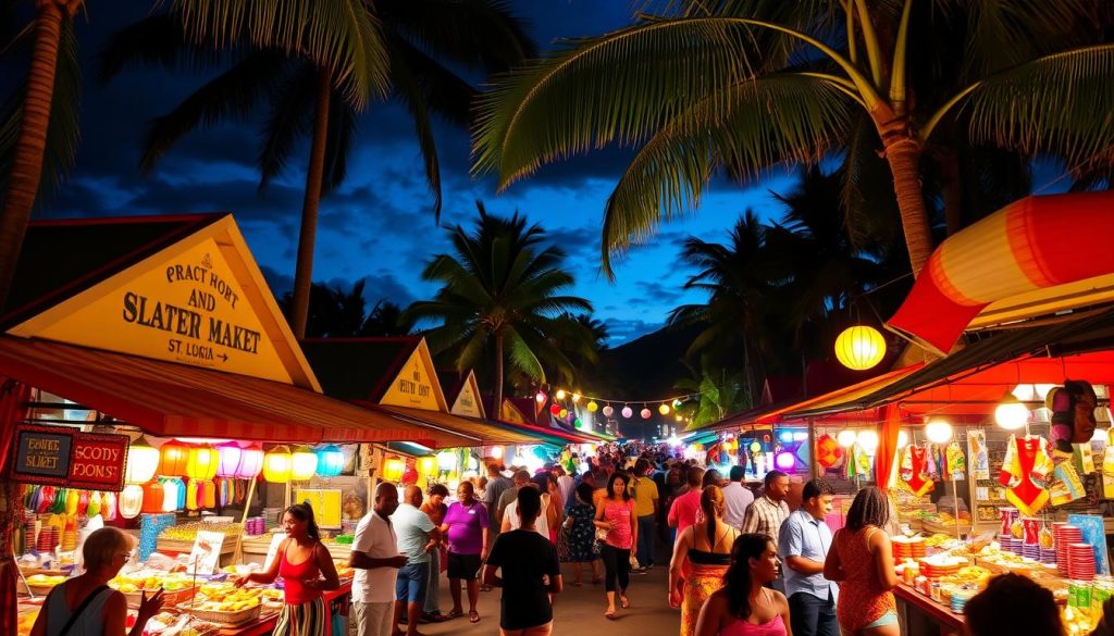 gros islet street party market gros islet street party market