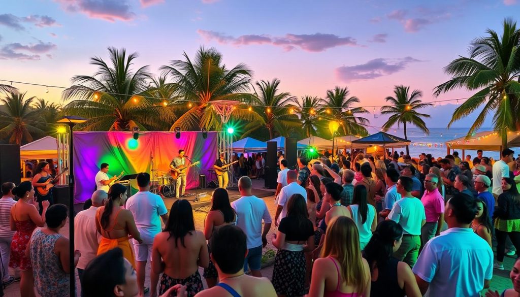 live music scene in Orient Bay live music scene in Orient Bay