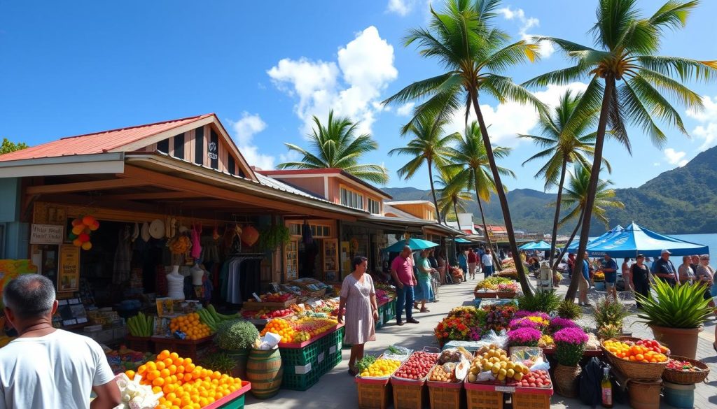 local markets and shops in Orient Bay local markets and shops in Orient Bay