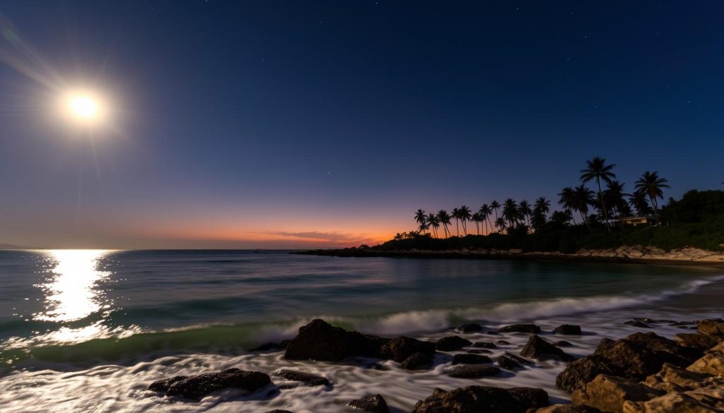 night photography on pigeon island night photography on pigeon island
