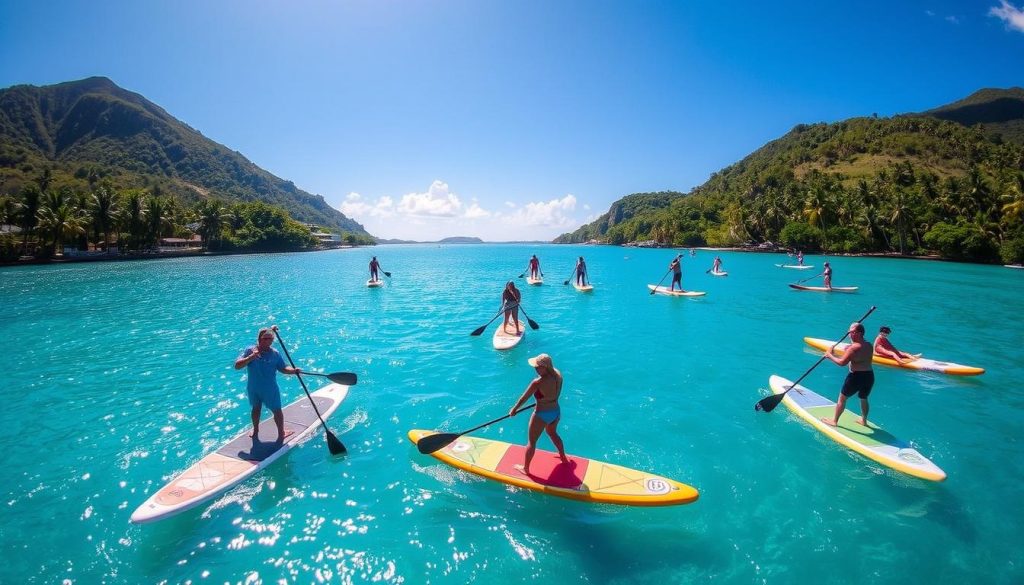 paddleboarding classes Marigot Bay paddleboarding classes Marigot Bay