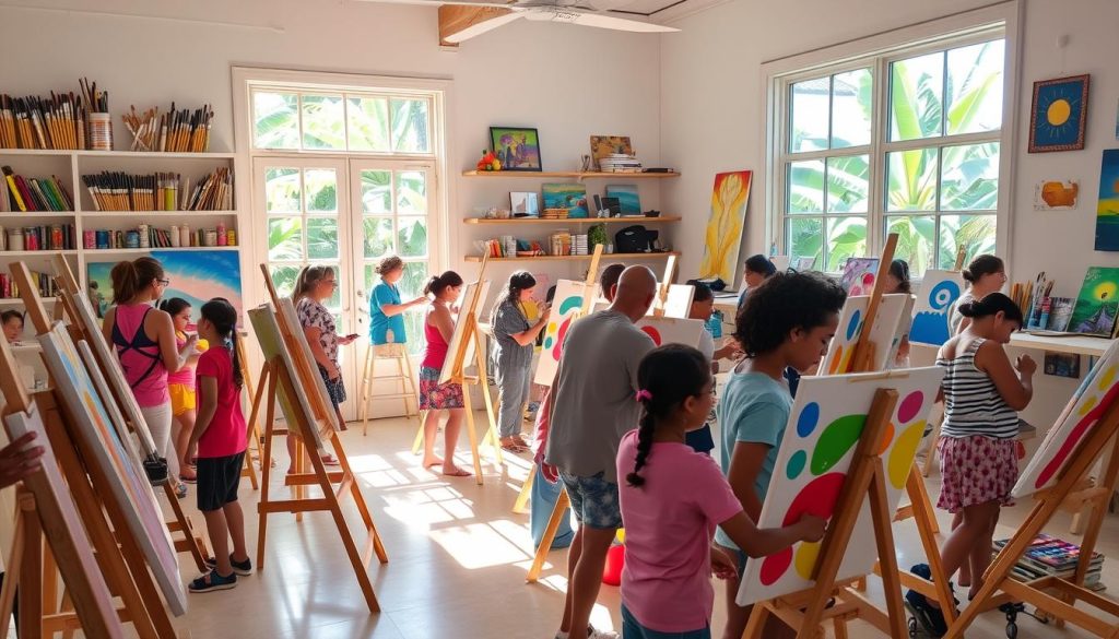 painting workshops Marigot painting workshops Marigot