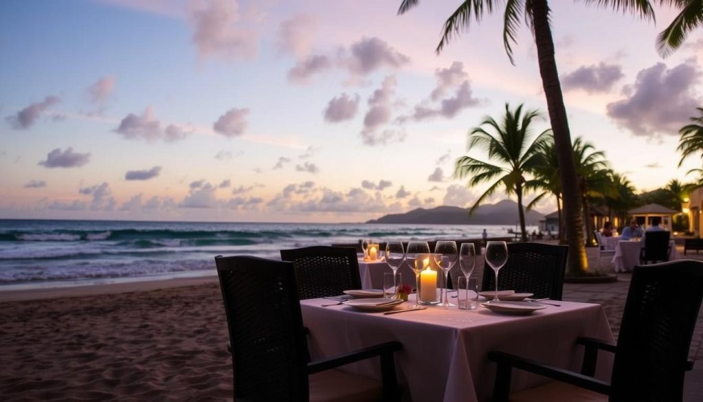 romantic dining Grand Case romantic dining Grand Case