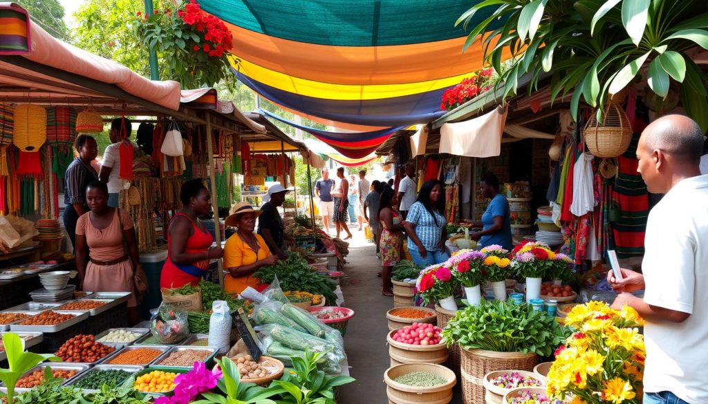 vibrant market atmosphere vibrant market atmosphere
