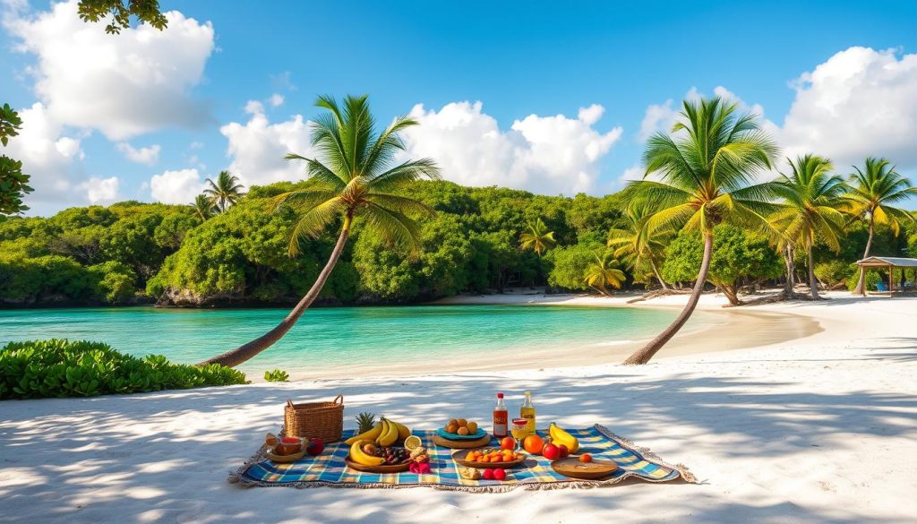 Anse de Colombier picnic spots Anse de Colombier picnic spots