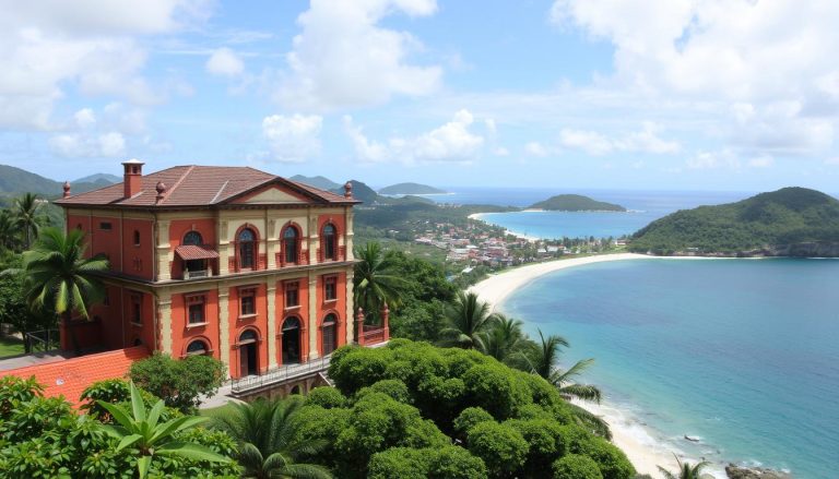 Are there any historical sites near Grand Anse Beach?