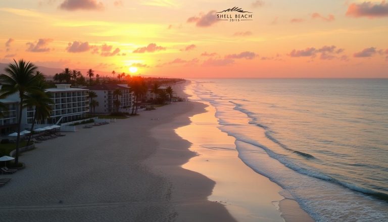 Are there any hotels near Shell Beach?
