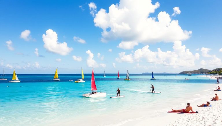 Are there any water sports activities available at Shell Beach (St. Barts)?