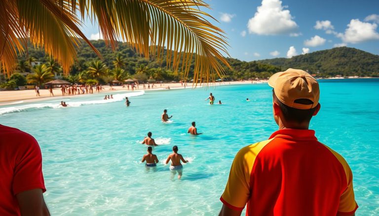 Are there lifeguards at Grand Anse Beach?