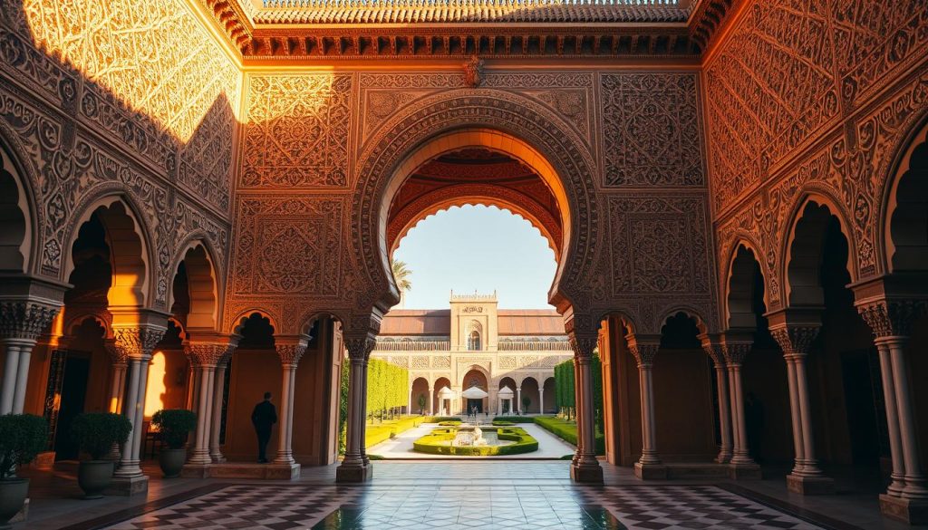 Bahia Palace architecture in Marrakech Bahia Palace architecture in Marrakech