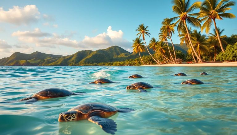 Can you see turtles at Levera Beach?