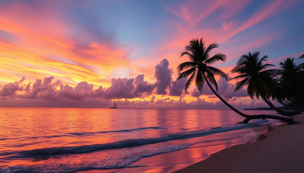 Caribbean beach sunsets Caribbean beach sunsets