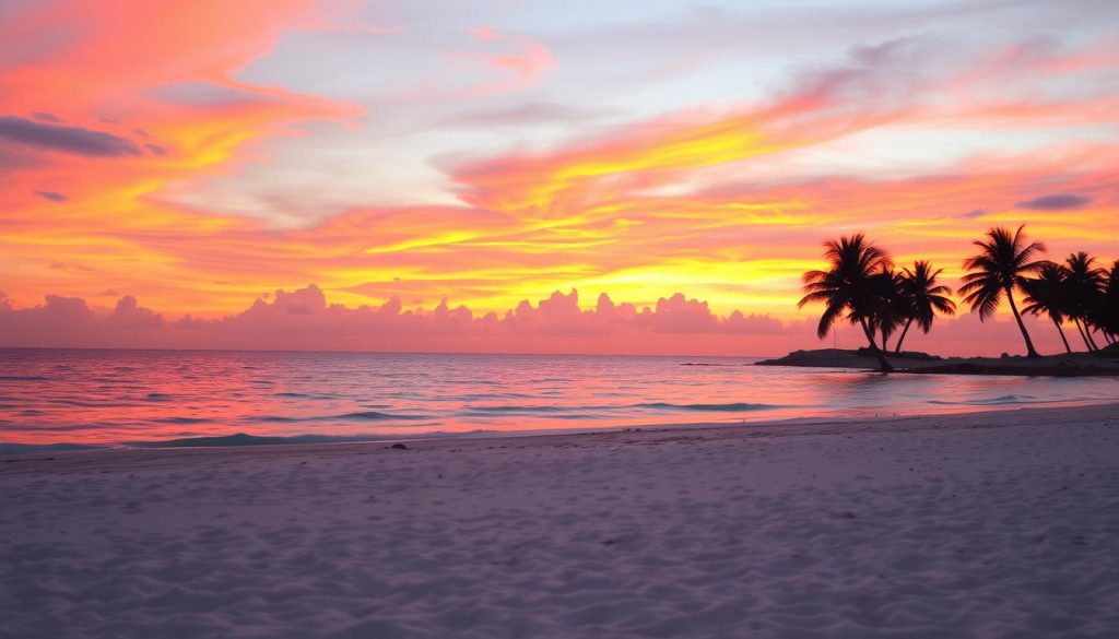 Caribbean beach sunsets Caribbean beach sunsets
