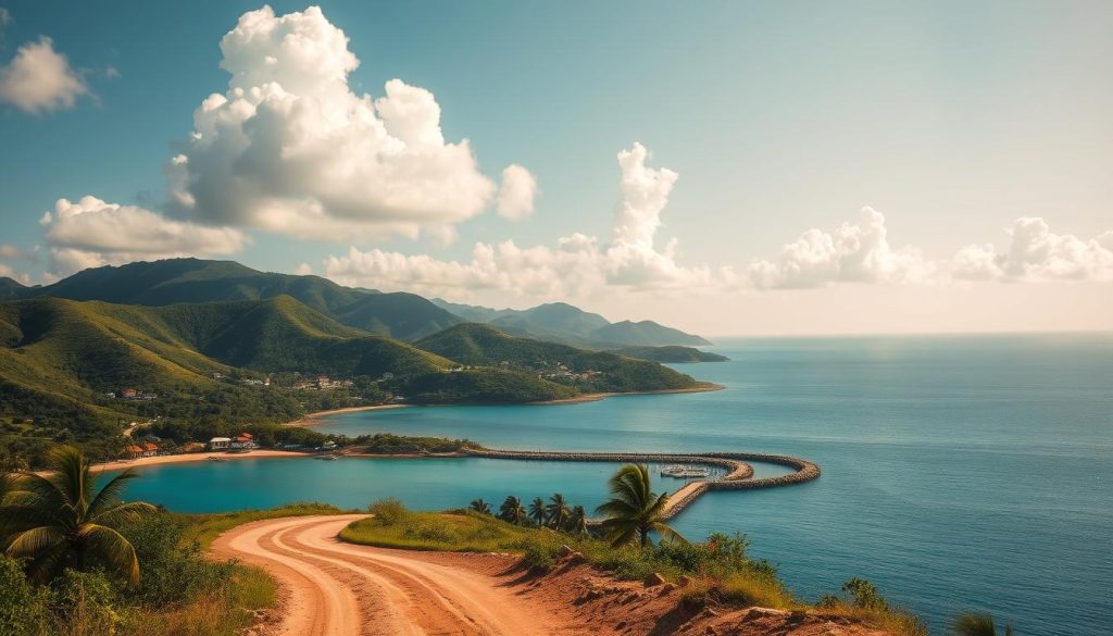 Carriacou island landscape Carriacou island landscape
