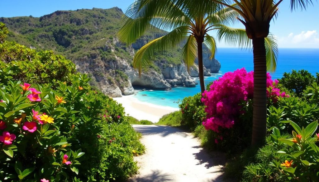 Colombier beach access points Colombier beach access points
