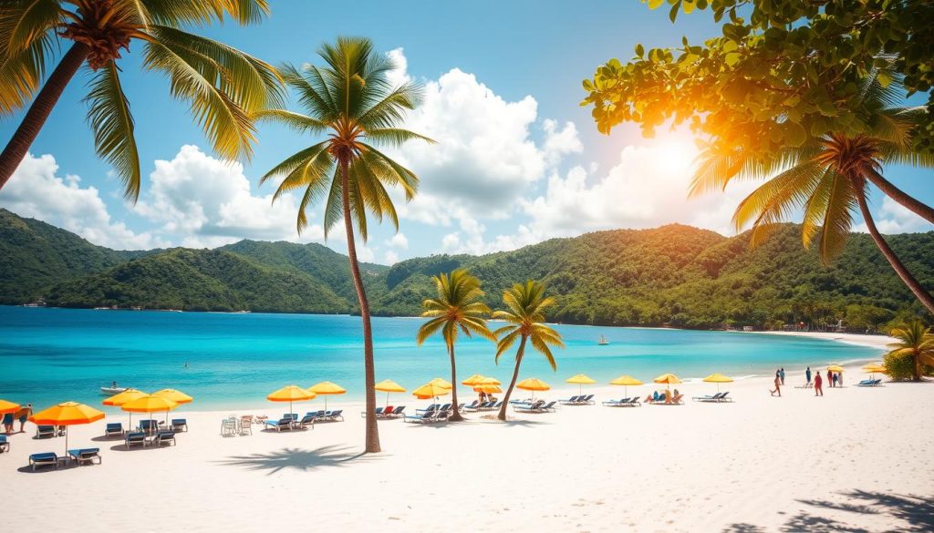 Dickenson Bay beach Dickenson Bay beach