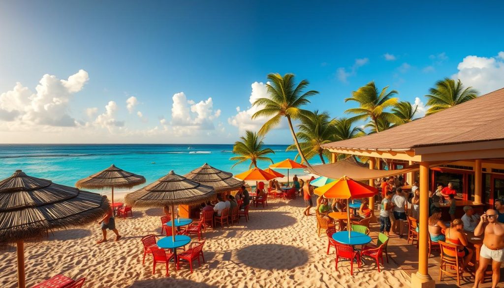 Dickenson Bay beach bars Dickenson Bay beach bars