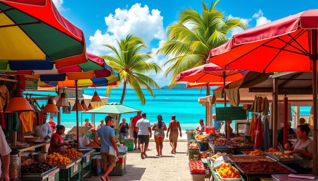 Dickenson Bay food options Dickenson Bay food options