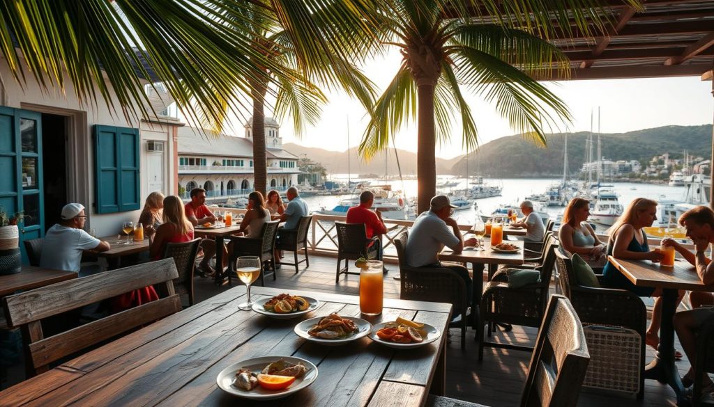 English Harbour casual dining English Harbour casual dining