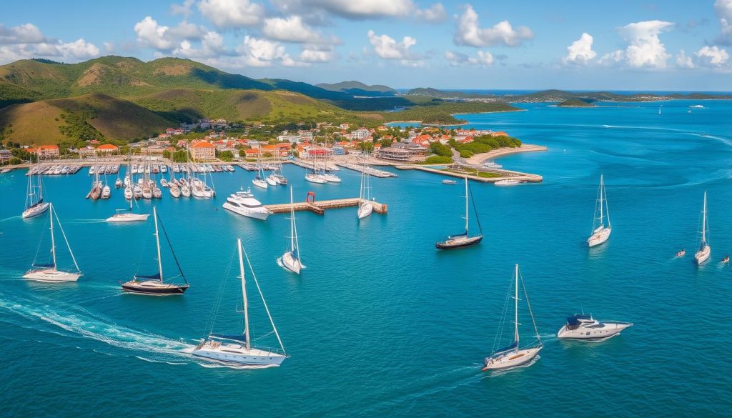 English Harbour sailing routes English Harbour sailing routes