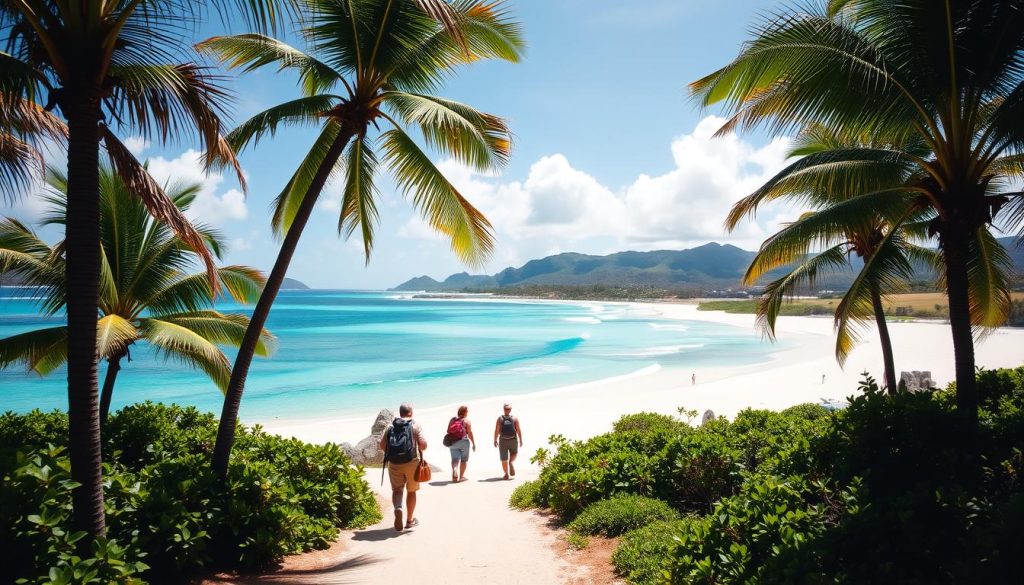 Grand Anse Beach access Grand Anse Beach access