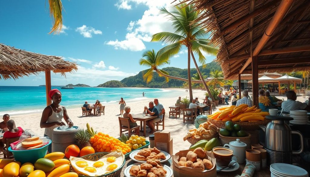 Grand Anse Beach food options Grand Anse Beach food options