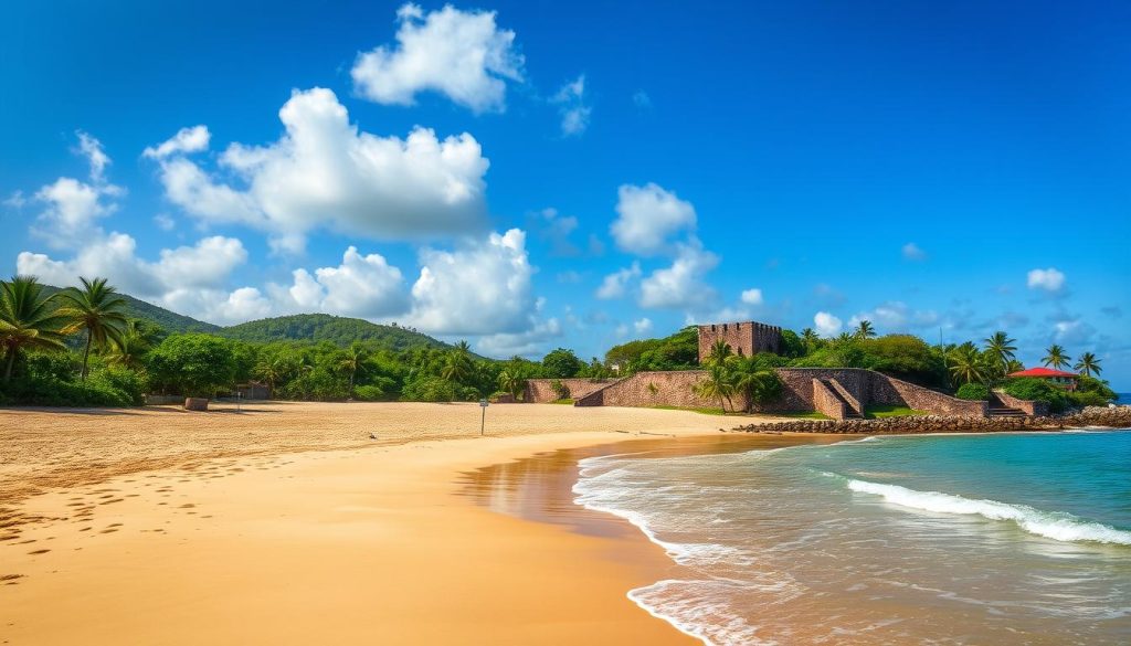 Grand Anse Beach historical attractions Grand Anse Beach historical attractions