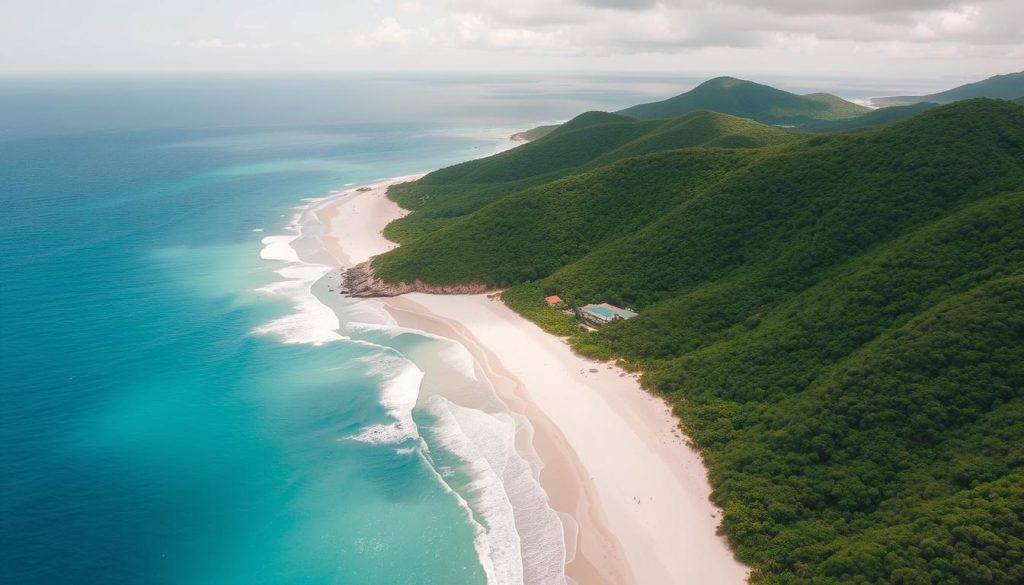Grand Anse Beach location Grand Anse Beach location