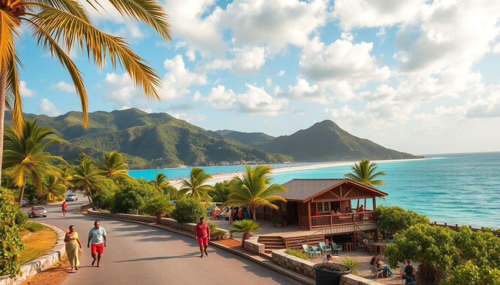Grand Anse Beach route Grand Anse Beach route