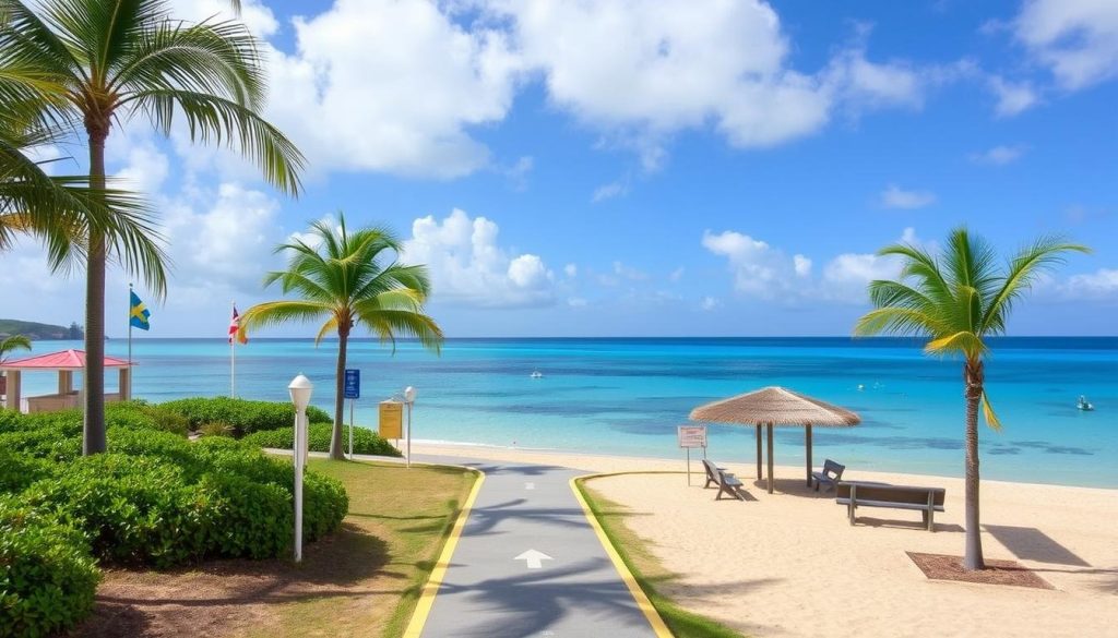 Grand Anse Beach safety features Grand Anse Beach safety features