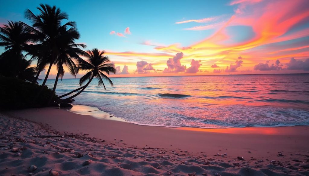 Grand Anse Beach sunset views Grand Anse Beach sunset views