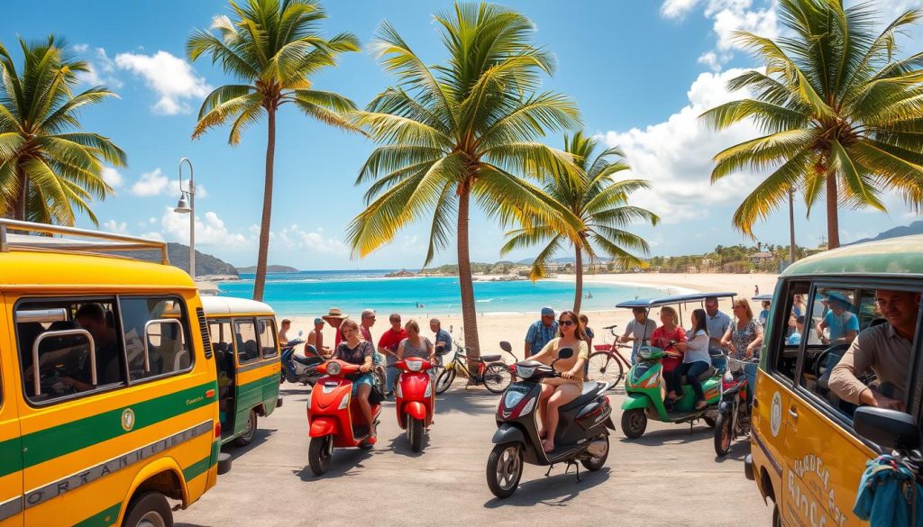 Grand Anse Beach transportation Grand Anse Beach transportation