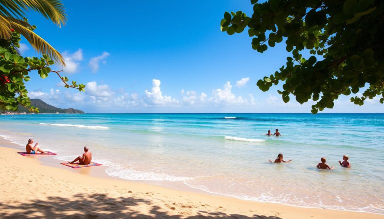 Is Grand Anse Beach swimmable year-round?