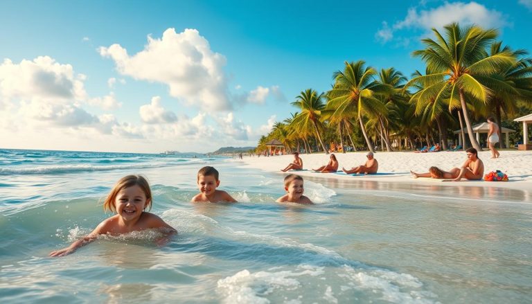 Is Levera Beach a good beach for families?